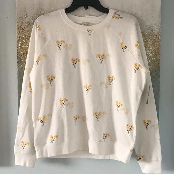 Lucky Brand Floral Sweatshirt (NWT) - Picture 1 of 15